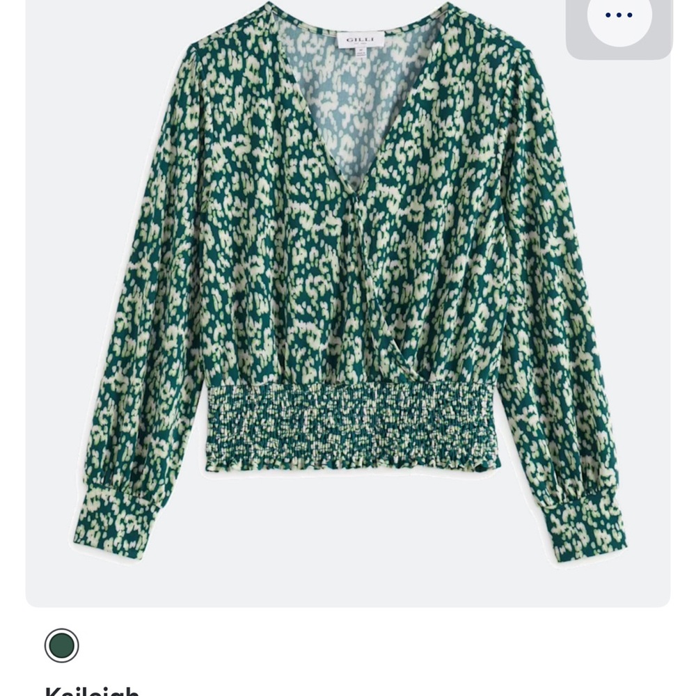 Kaileigh Chesapeake Smocked Knit Top